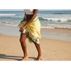 Boho Beach Sarong | African Kikoy Wrap | Cotton Beach Cover Up